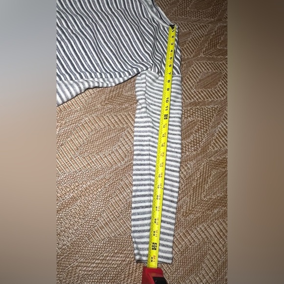 Loft Lou & Grey Women's Grey and White Striped Sweater, Size S, Great Condition - Picture 8 of 9